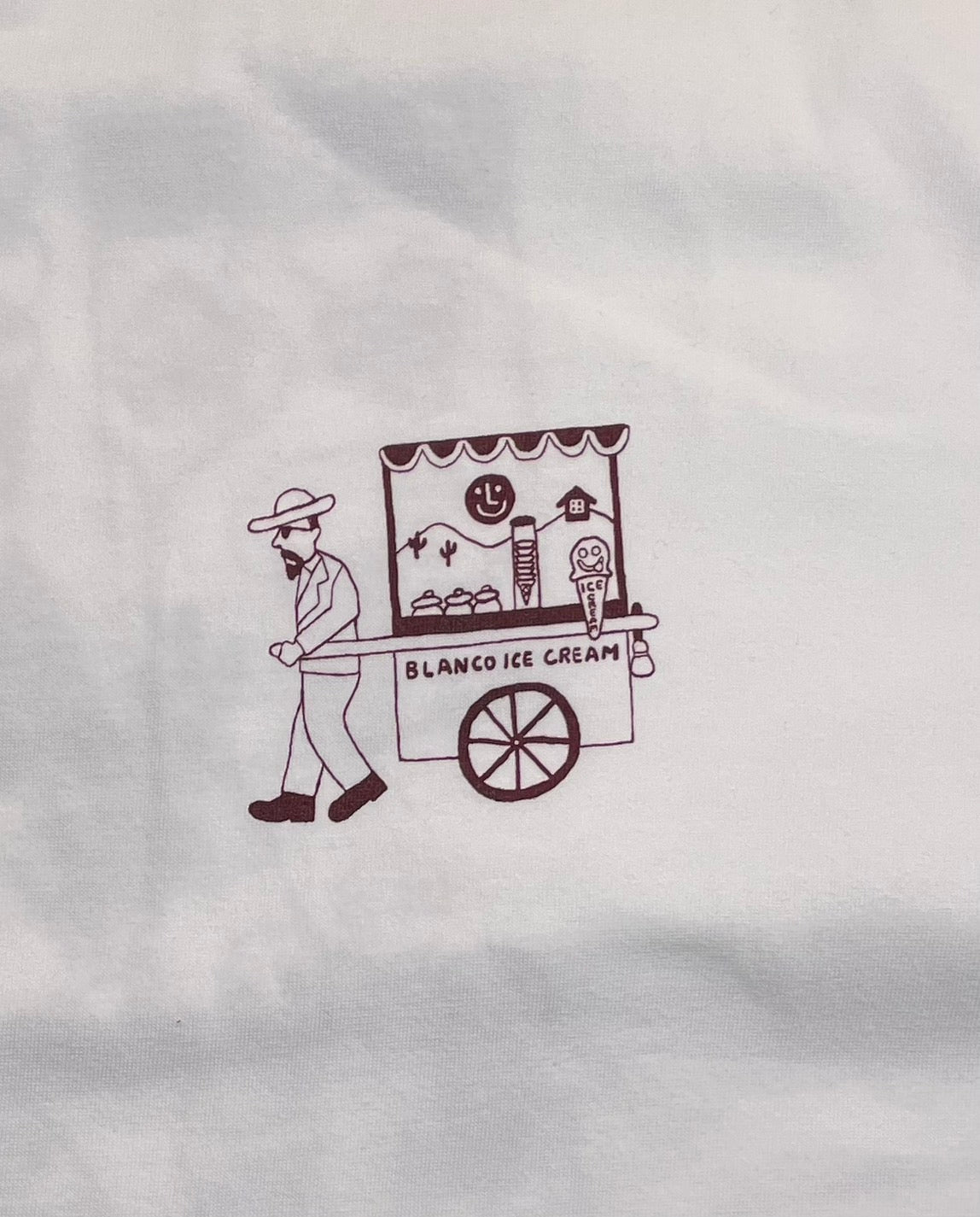 Long sleeve TEE 【white】 by ATSUSHI ITO