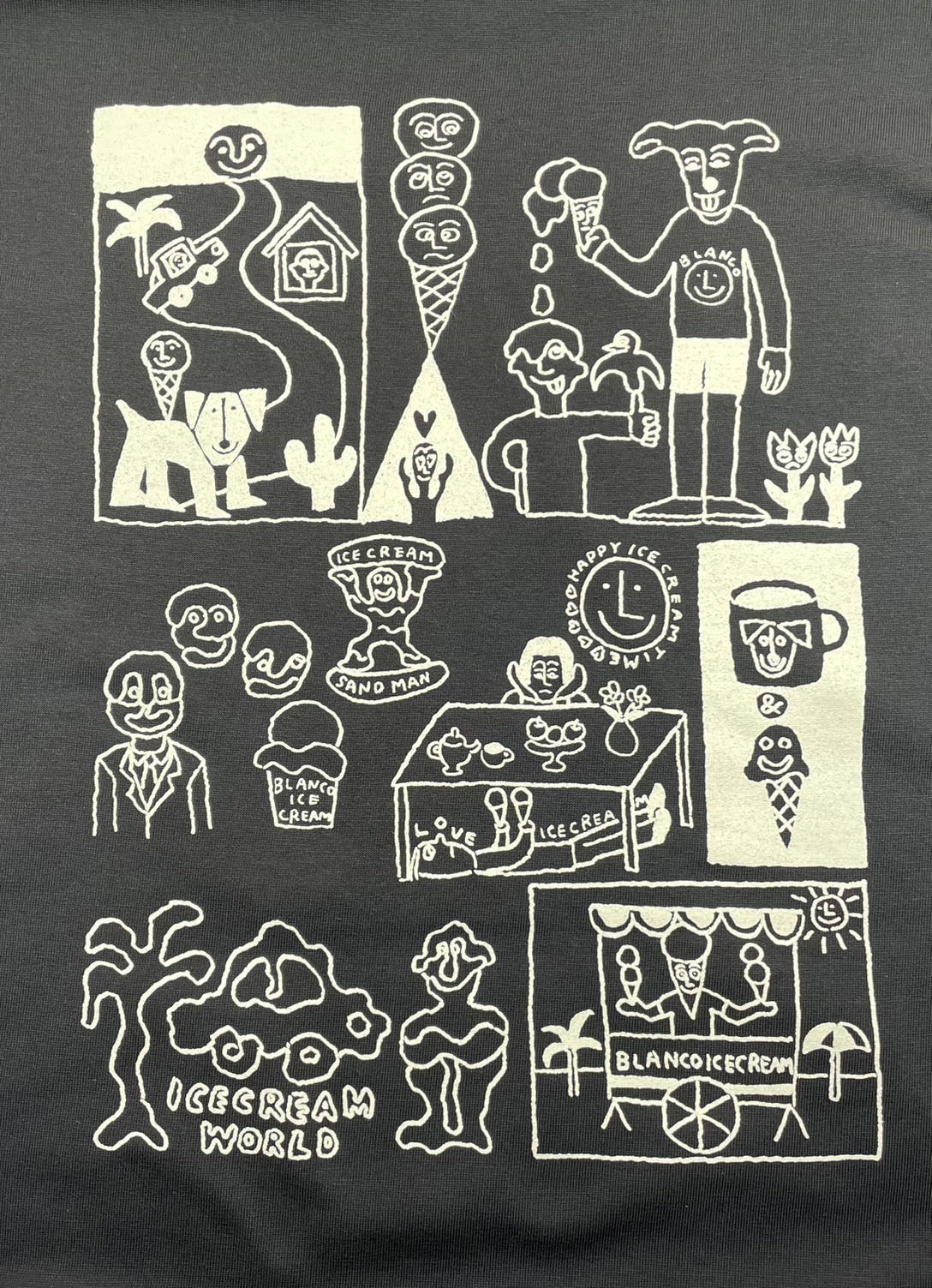 Long sleeve TEE 【sumi】 by ATSUSHI ITO