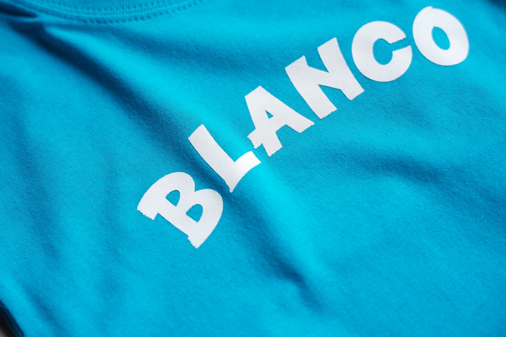 BLANCO T恤衫 兒童款（土耳其藍）