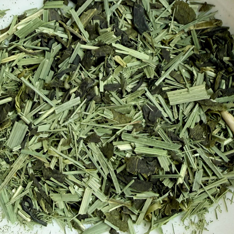 綠茶和檸檬草