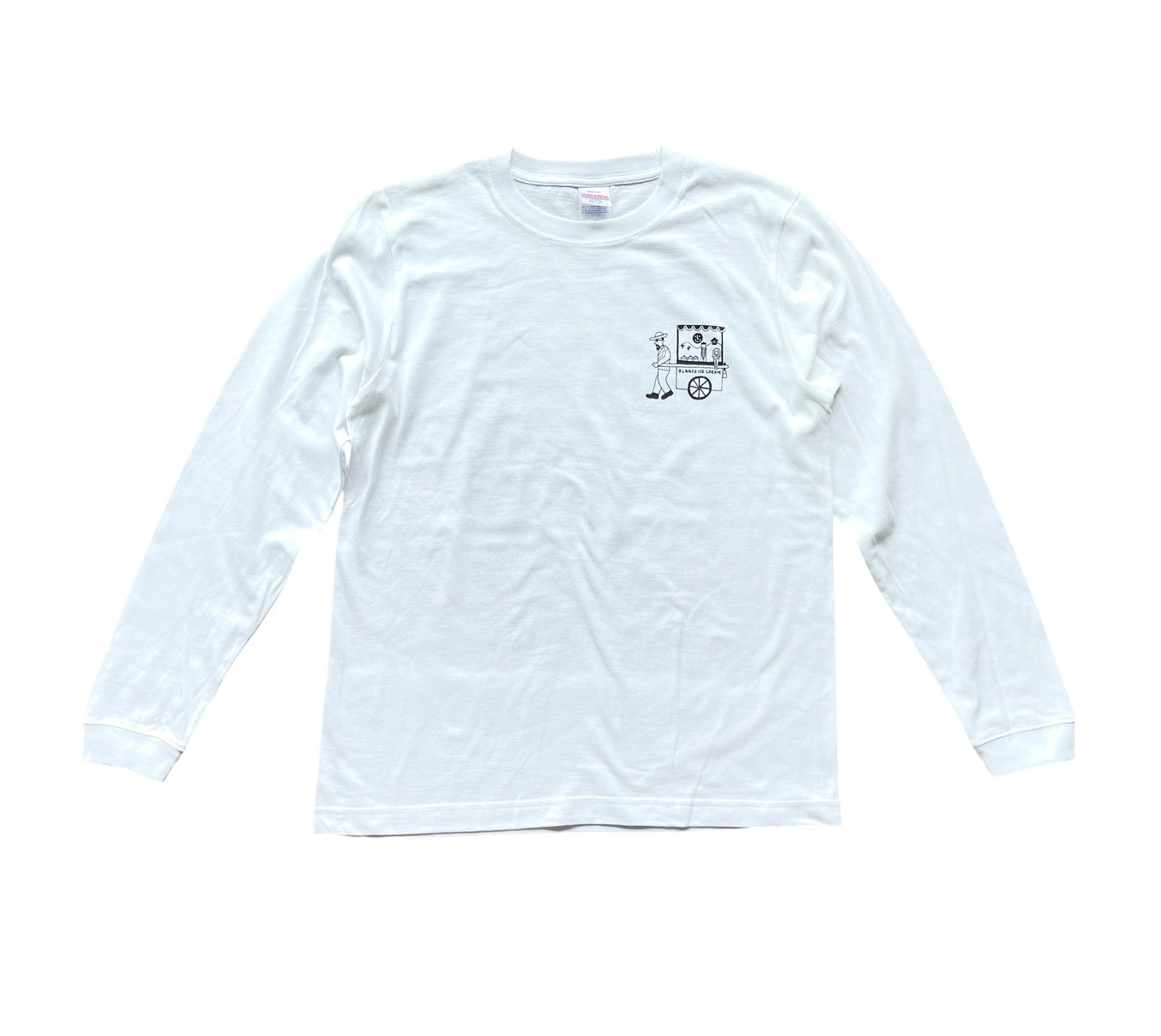 Long sleeve TEE 【white】 by ATSUSHI ITO