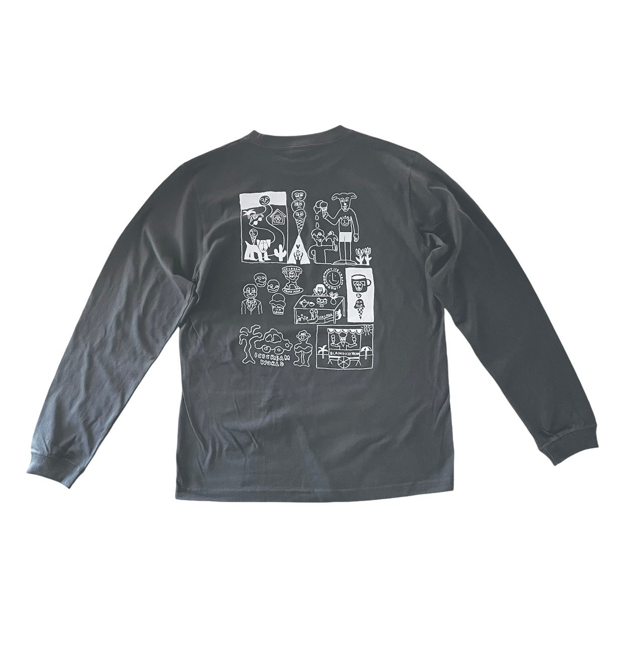 Long sleeve TEE 【sumi】 by ATSUSHI ITO